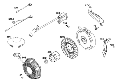 Part Location Diagram of 596201 Briggs and Stratton Guard-Flywheel